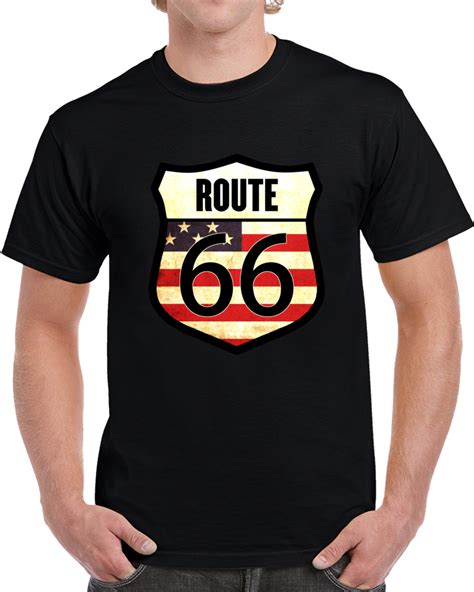Route 66 Highway Vintage T Shirt
