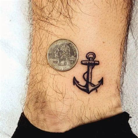 40 Small Anchor Tattoo Designs For Men Manly Miniature