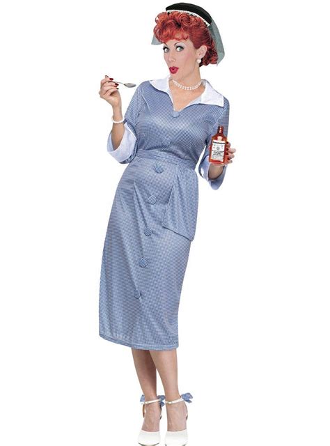 Officially Licensed I Love Lucy Lucille Ball Womens Costume