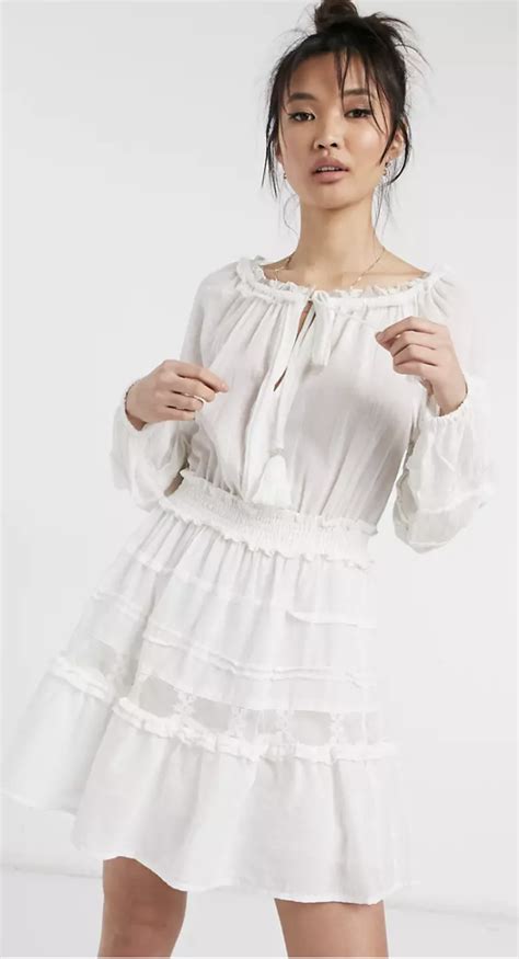 Where To Buy Kendall Jenners White Mini Dress Shop Similar Dresses