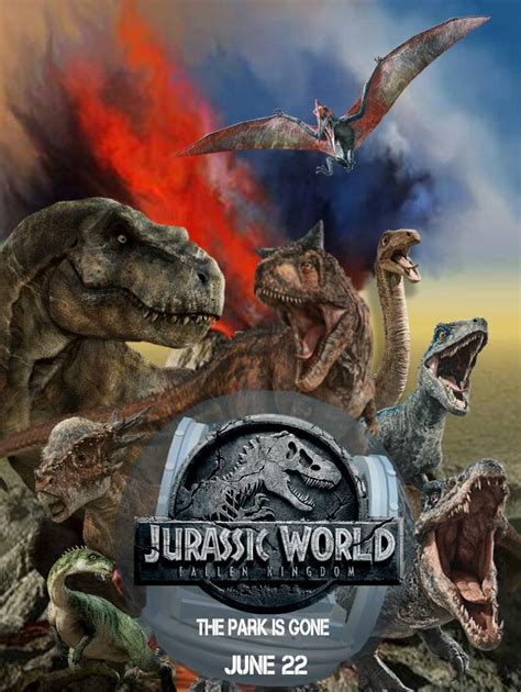 Jurassic World Fallen Kingdom Poster Lakaran