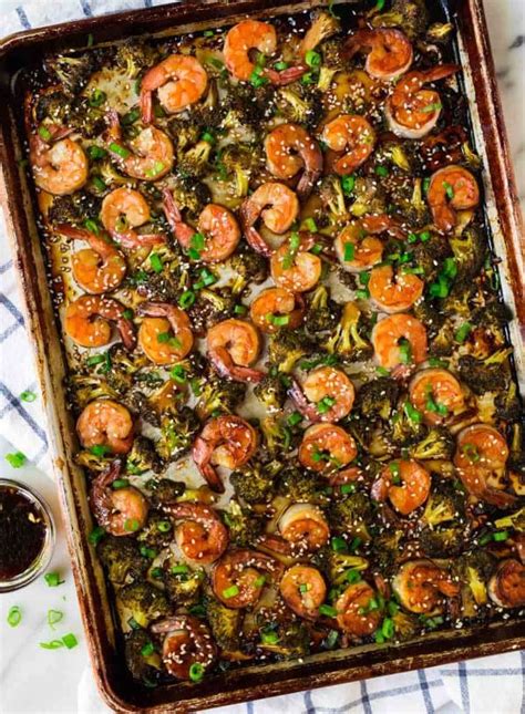 Keto parmesan shrimp and broccoli ingredients Sheet Pan Shrimp and Broccoli | Healthy Recipe