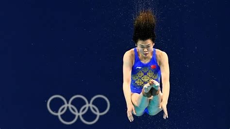 Olympics Diving Chinas Shi Advances To Finals In First Place In Women