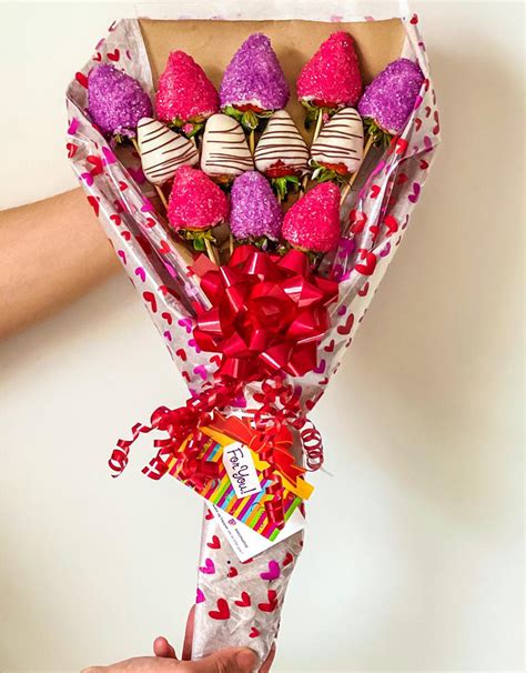 Chocolate Covered Strawberries Bouquet Wake Up Happier