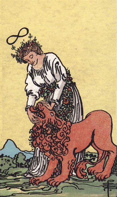 Tarotkaart Kracht Betekenis Tarotkaarten Van De Grote Arcana