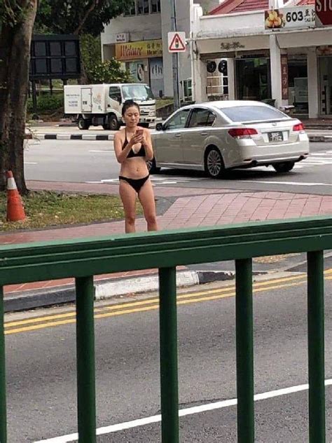 Sg Weather Getting Too Hot Girl In Bikini Spotted At Balestier Nestia