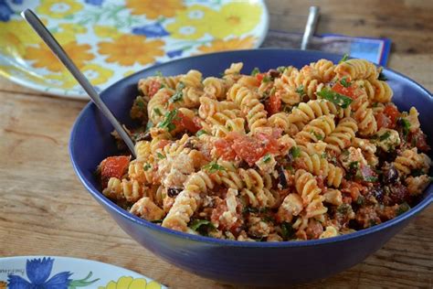 The pasta salad can be made up to 1 day in advance and refrigerated. Stylish Cuisine « Tomato Feta Pasta Salad