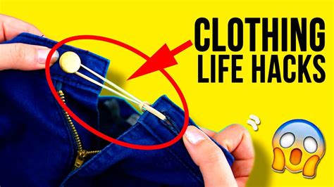 Top 10 Clothing Life Hacks 🤓 Tricks You Should Know 👚 Youtube