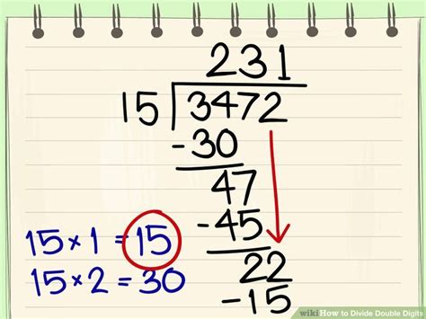 How To Divide By A Two‐digit Number With Pictures Math Division