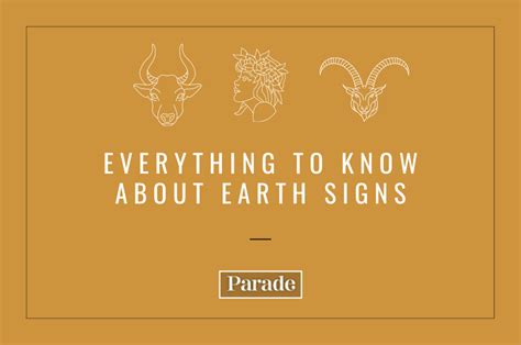 Earth Signs Explained—all About The Zodiac Element Parade
