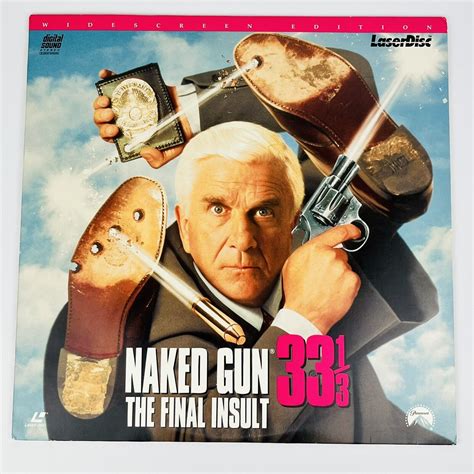 the naked gun laserdisc and the naked gun 2 1 2 and 33 1 3 set of 3 movies 1 2 3 vg laserdisc