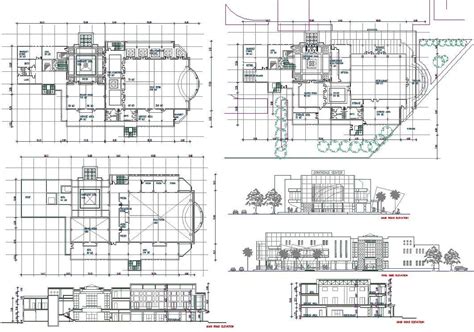 Conference Hall Dwg Conference Hall Autocad Drawing Detail Cadbull