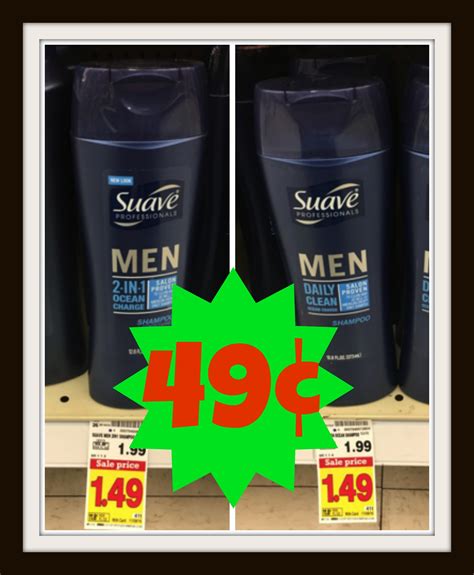 Four Days Left To Get Suave Mens Shampooconditioner For Only 49¢ At