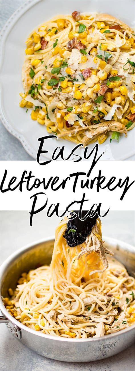 This Easy Creamy Leftover Turkey Pasta Recipe Is The Perfect Way To Use
