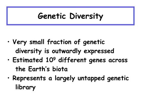 Ppt Genetic Diversity Powerpoint Presentation Free Download Id611552