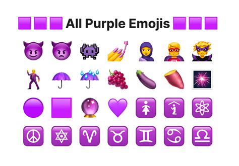 Total 107 Imagen Purple Emojis Copy And Paste Viaterramx