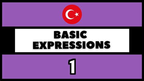 Daily Expressions Learn Turkish With Audio Youtube