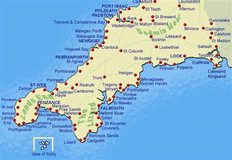 Cornwall Onlines Guide To Towns And Villages
