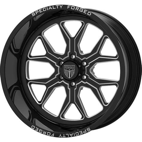Specialty Forged Sf043 28x16 103 Black Milled Sf043 2816 6x550 Bm