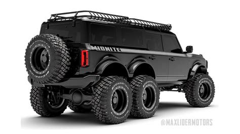 Maxlider Brothers Customs Ford Bronco 6x6 Price Specs Features