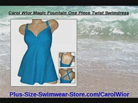 Carol Wior Swimsuit Collection Womens Plus Size Swimsuits Video