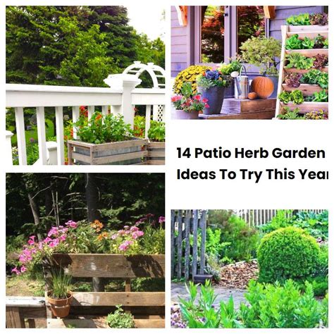14 Patio Herb Garden Ideas To Try This Year Sharonsable