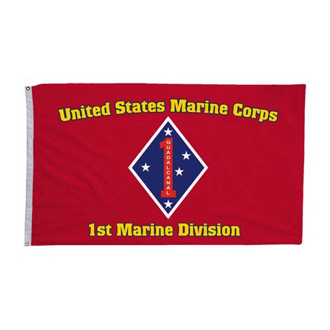 Usmc 1st Marine Division Flag Marine Corps Flags