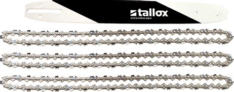 Tallox Bar And 3 Chainsaw Chains Combo Pack 38 Lp 050
