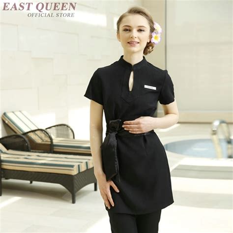 Spa Thai Massage Beautician Uniform Beauty Salon Beautiful Waitress