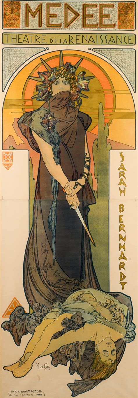 Alphonse Mucha Art Nouveaunouvelle Femme Poster House