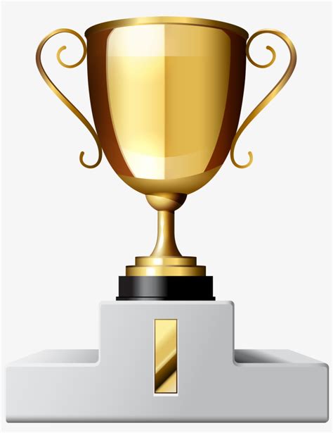 Free Png Golden Cup Png Images Transparent First Place Trophy Png