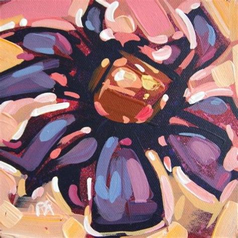 Daily Paintworks Flower Abstraction 213 Original Fine Art For
