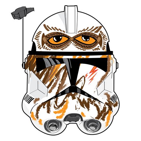 Star Wars Papercraft Clone Trooper Helmet By Adisko O