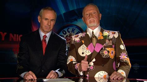 Maclean is known for kowtowing to cherry and letting remarks like that slide. Ron Maclean and Don cherry- what is he wearing? | Don ...
