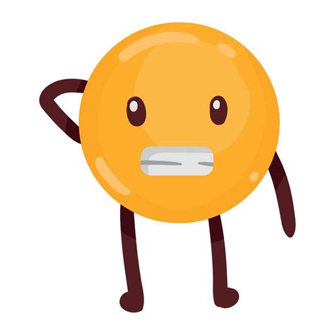 Classic Concerned Emoticon 10530032 Vector Art At Vecteezy