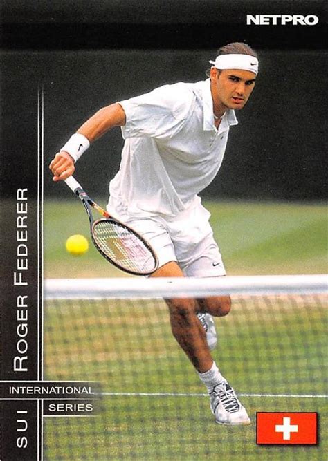 Roger Federer Tennis Card Switzerland 19 Grand Slam Championships