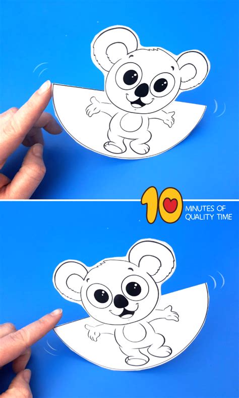 dancing koala paper craft  minutes  quality time