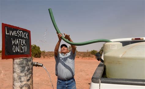 In Pictures Navajo Nations Water Scarce Life Climate Crisis Al