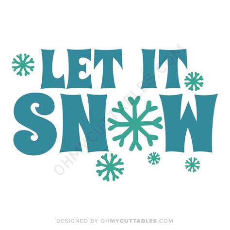 Let It Snow Svg Leadingwest
