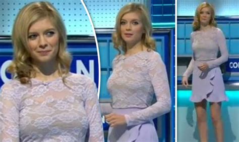 Countdowns Rachel Riley Sends Temperatures Soaring As She Slips Into
