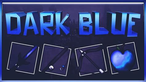 Minecraft Pvp Texture Pack Dark Blue Youtube