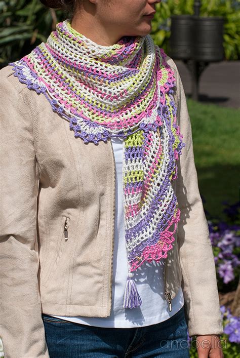 Light Summer Shawl Crochet Pattern
