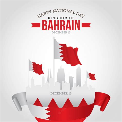 Premium Vector Bahrain National Day