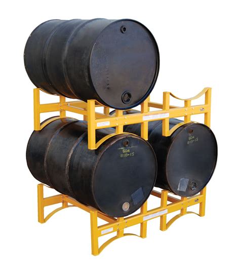 Stackable Drum Rack 55 Gallon Drum Holder Shelves