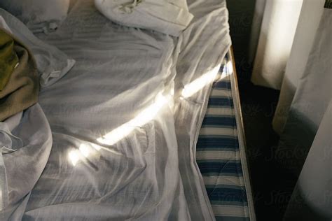 Light Beam On Bed By Stocksy Contributor Victor Deschamps Stocksy