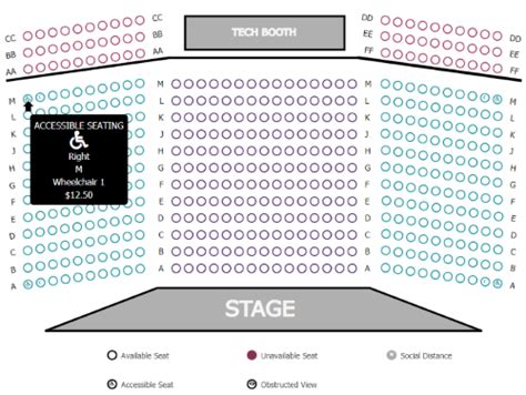 Verizon Theater Seating Chart With Seat Numbers Elcho Table