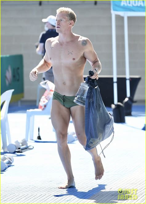 Photo Cody Simpson Shirtless Buff Physique Swim Practice Photo Just Jared