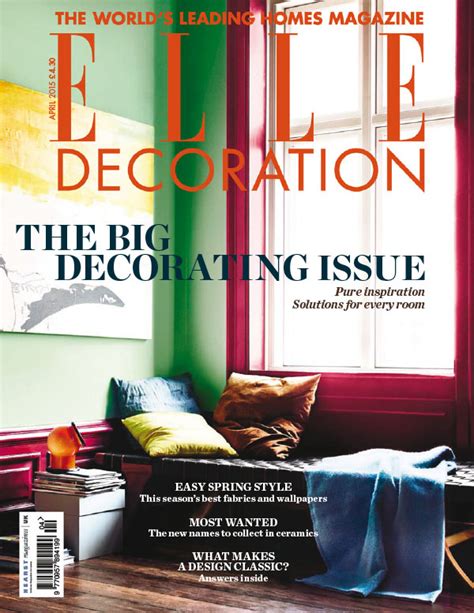 英国版 Elle Decoration 时尚家居装修装饰杂志 2015年4月刊 谷博杂志馆