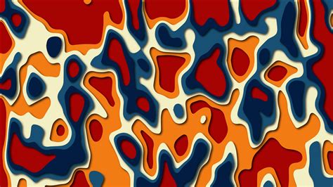 Red Yellow Blue Circle Digital Art 4k 5k Hd Abstract Wallpapers Hd
