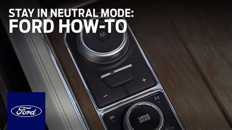 Rotary Gear Shift Dial With Stay In Neutral Mode Ford How To Ford